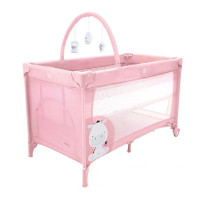 Cuna de Viaje Complet Duo Baby Jirafa Rosa