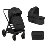Carrito de bebé 2en1 con capazo Tiffany Negro Kikaboo