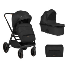 Carrito de bebé 2en1 con capazo Tiffany Negro Kikaboo