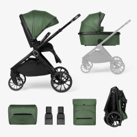 Carrito de bebé 2en1 con capazo Tiffany Verde Kikaboo