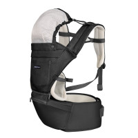 Portabebés 3en1 Chloe Mesh Negro Kikkaboo