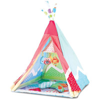 Alfombra de juego Teepee 2en1 Adventure Kikkaboo
