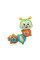 Гусеница музыкальная 17X17 cm  4424 KioKids 