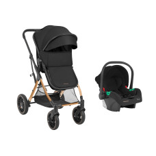 Carrito de bebé 3 en 1 Convertible One Negro Kikkaboo