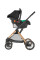 Carrito de bebé 3 en 1 Convertible One Negro Kikkaboo