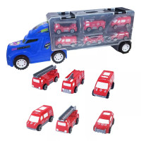 Camión maletín con 6 coches bomberos 03-06101
