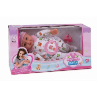 Muñeco con sonidos y pijama de conejitos - 03-8222