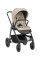 Cochecito 3 en 1 Modena Beige Kikkaboo con capazo, silla de auto y silla de paseo