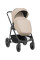 Cochecito 3 en 1 Modena Beige Kikkaboo con capazo, silla de auto y silla de paseo