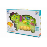 Пианино с светом и звуком "Слон" 39-8553 — Многофункциональная игрушка