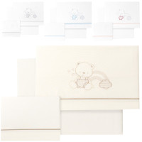 Juego de sábanas "Oso Arcoiris" para cuna de Liliposas, artículo 03330