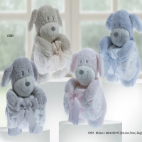 Set regalo manta y muñeco de perrito GAMBERRITOS, artículo 10861