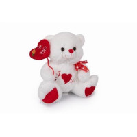 Oso Lazo Corazón "Te Quiero" - Peluche Adorable (30,00 x 20,00 x 10,00) 50-6237