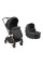 Carrito de bebé 2en1 con capazo Lanah Negro Kikkaboo