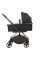 Carrito de bebé 2en1 con capazo Lanah Negro Kikkaboo