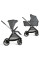 Carrito de bebé 2en1 Bellagio BLACK SATIN Chicco + regalo cuna de viaje
