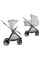 Carrito de bebé 2en1 Bellagio Lunar Rock Chicco con capazo Flexi + regalo cuna de viaje