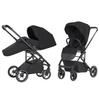 Silla de paseo Alfa Stroller Midnight Black