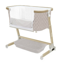 Cuna Carrello Prima CRL-16504 Honey Beige – Cuna Electrónica con Movimiento y Música para Bebé