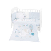 Комплект постельного белья 6 элементов 60/120 с защитой  Little Fox Kikkaboo