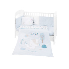 Juego de cama 6 piezas 60/120 con chichonera Little Fox Kikkaboo