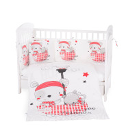 Juego de cama 6 piezas 60/120 con chichonera Pirates Kikkaboo