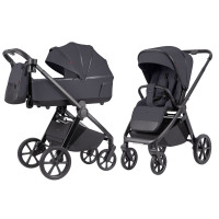 Carrito de bebé Carrello Omega Plus 2 en 1 – ligereza, comodidad y accesorios completos Meteor Grey