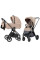 Carrito 2 en 1 Carrello Ultra CRL-6525: diseño elegante, maniobrabilidad y confort Antique Beige
