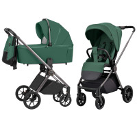 Коляска 2 в 1 Carrello Ultra CRL-6525: элегантный дизайн, манёвренность и комфорт Morning Green