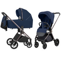 Carrito 2 en 1 Carrello Ultra CRL-6525: diseño elegante, maniobrabilidad y confort Morning Blue
