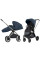 Silla de paseo Carrello Ultra CRL-5525 – bloque reversible, diseño moderno y comodidad Horizon Blue