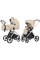 Cochecito Carrello Vector CRL-6550 2en1 – comodidad, estilo y funcionalidad Seashell Beige