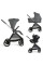 Carrito de bebé 3en1 Bellagio BLACK SATIN Chicco con capazo Flexi y First-Seat Recline