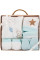 Set de regalo 5 piezas "Elefantes" de bambú INTERBABY, artículo SET20 azul