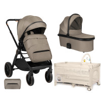  Pack Ahorro: Carrito de bebé 2 en 1 Tiffany Kikaboo + Cuna de Viaje