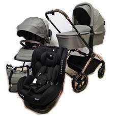 Pack Ahorro: Carrito de bebé 2 en 1 Kara Kikaboo  + silla de coche 40-150 cm i-Trip i-SIZE