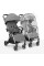 Silla de paseo autoplegable Eden Gris