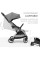Silla de paseo autoplegable Eden Gris