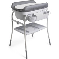 Bañera y cambiador Cuddle & Bubble Graphite Melange Chicco