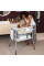 Bañera y cambiador Cuddle & Bubble Graphite Melange Chicco