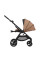 Carrito de bebé 2 en 1 Anex IQ Basic Sienna. Tres funciones: cochecito dúo y silla ligera de paseo.