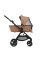 Carrito de bebé 2 en 1 Anex IQ Basic Sienna. Tres funciones: cochecito dúo y silla ligera de paseo.