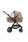 Carrito de bebé 2 en 1 Anex IQ Basic Sienna. Tres funciones: cochecito dúo y silla ligera de paseo.