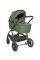 Cochecito 3 en 1 Modena Verde Kikkaboo con capazo, silla de auto y silla de paseo