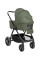 Cochecito 3 en 1 Modena Verde Kikkaboo con capazo, silla de auto y silla de paseo