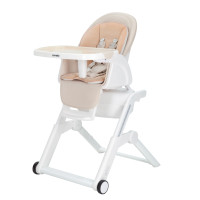 Trona Carrello Alto CRL-10307 – Almond Beige, confort y funcionalidad para las comidas del bebé