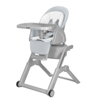 Trona  -columpio Carrello Alto CRL-10307 – Chrome Grey, diseño moderno y comodidad diaria