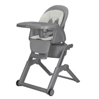 Детский стульчик для кормления Carrello Alto CRL-10307 – Solid Grey, комфорт, безопасность и современный стиль