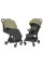 Cochecito Carrello Atom S CRL-5526 – Antique Green, compacto, elegante y funcional