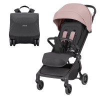Cochecito Carrello Atom S CRL-5526 – Blossom Pink, estilo femenino y practicidad en movimiento